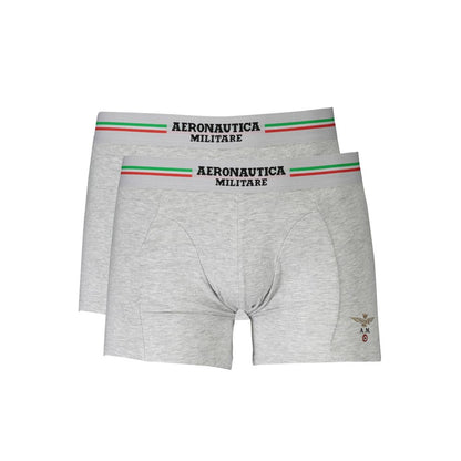 Aeronautica Militare Grigio Cotton Men's Boxer