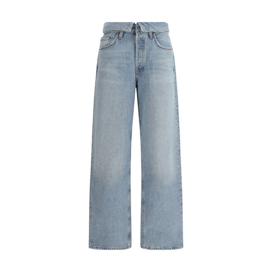 Agolde Light Blue Cotton Jeans Denim Agolde