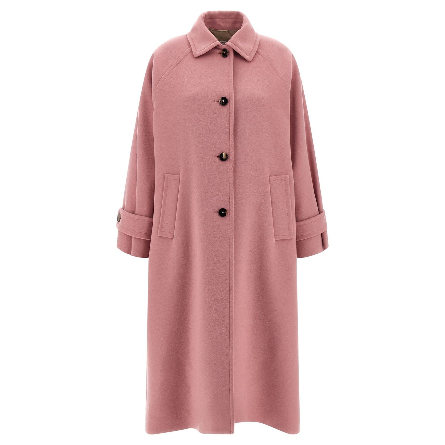 Alberto Biani Multicolor Virgin Wool Coat