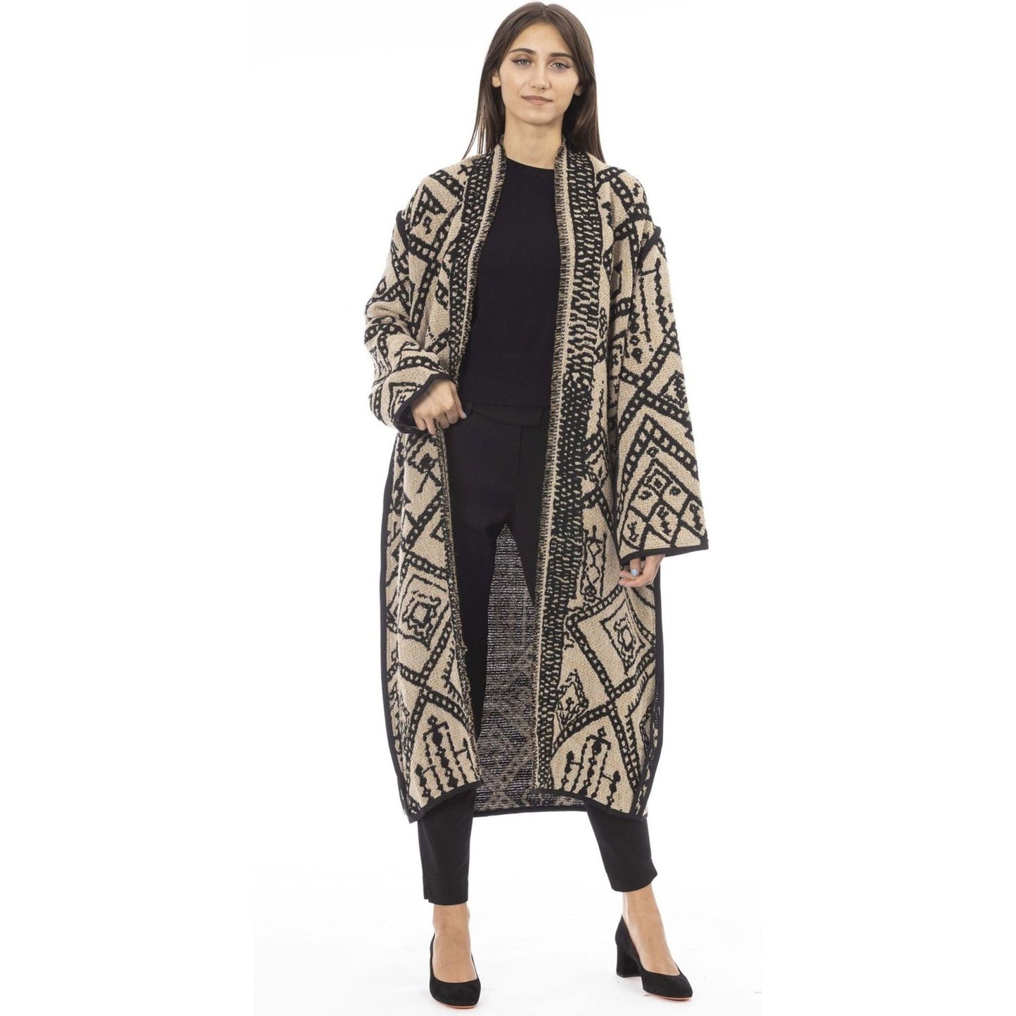 Alpha Studio Coats AD8730N_9000VAR.UNICA,Alpha Studio,Brown,Category-Clothing,Clothing,Coats,Gender-Women,Jackets & Coats - Women - Clothing,Made in Italy,Subcategory-JacketsandCoats,true,Women,Women > Clothing > Jackets,women >Bags,women>accessorries