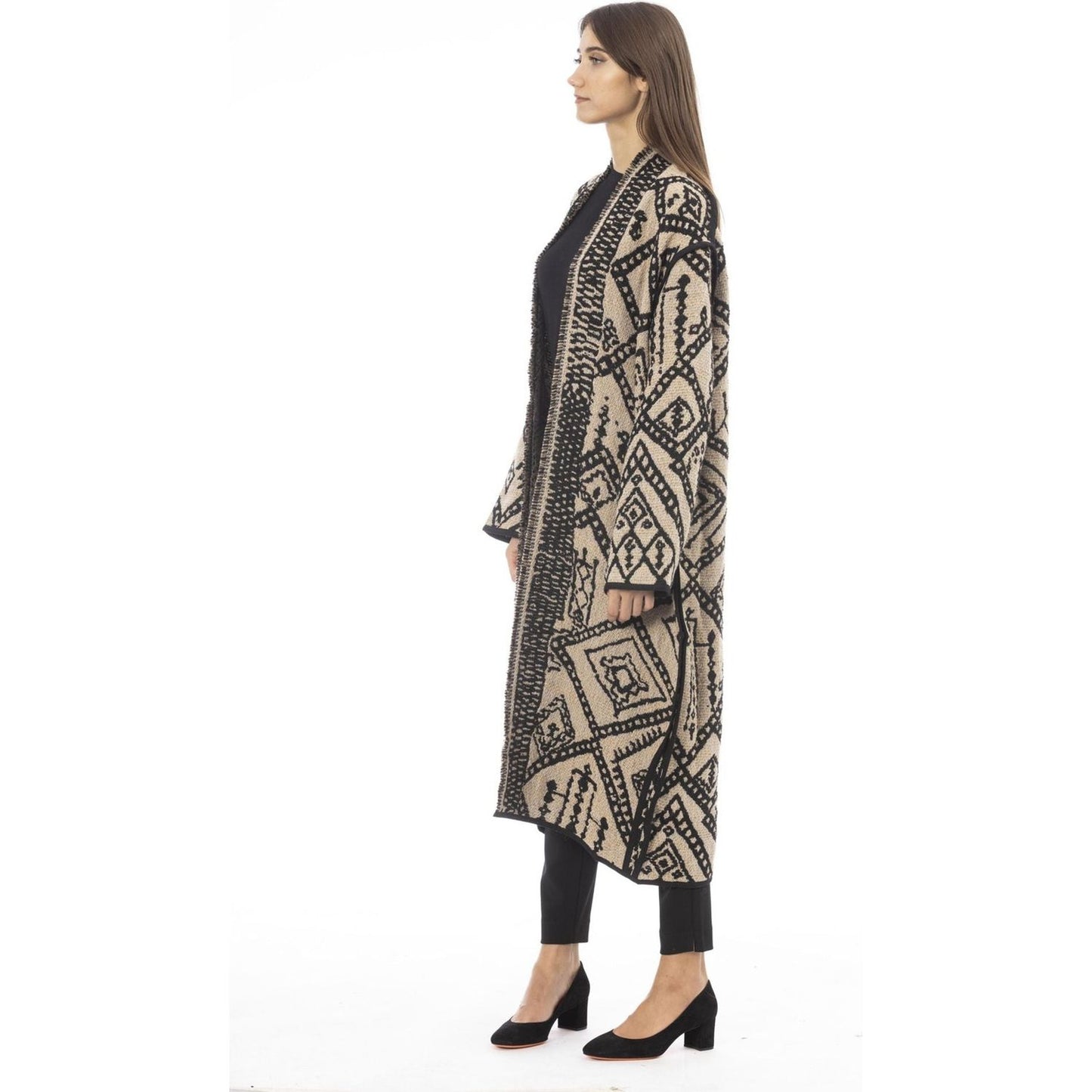 Alpha Studio Coats AD8730N_9000VAR.UNICA,Alpha Studio,Brown,Category-Clothing,Clothing,Coats,Gender-Women,Jackets & Coats - Women - Clothing,Made in Italy,Subcategory-JacketsandCoats,true,Women,Women > Clothing > Jackets,women >Bags,women>accessorries
