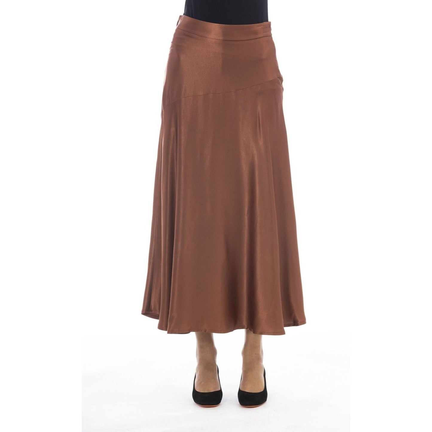 Alpha Studio Skirts AD8781M_5361RAME,Alpha Studio,Brown,Category-Clothing,Clothing,Gender-Women,Made in Italy,Skirts,Skirts - Women - Clothing,Subcategory-Skirts,true,Women,Women > Clothing > Skirts,women >Bags,women>accessorries
