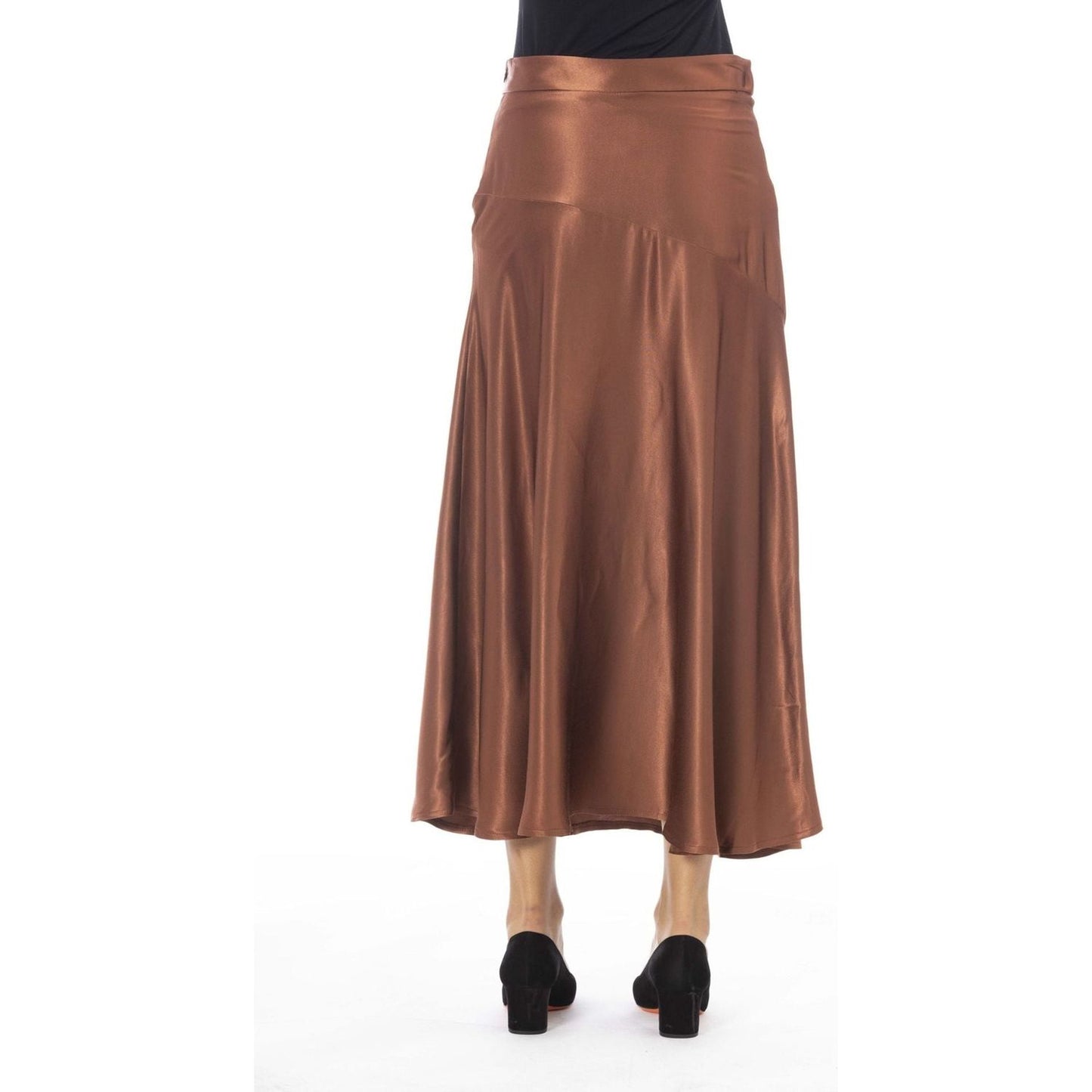 Alpha Studio Skirts AD8781M_5361RAME,Alpha Studio,Brown,Category-Clothing,Clothing,Gender-Women,Made in Italy,Skirts,Skirts - Women - Clothing,Subcategory-Skirts,true,Women,Women > Clothing > Skirts,women >Bags,women>accessorries