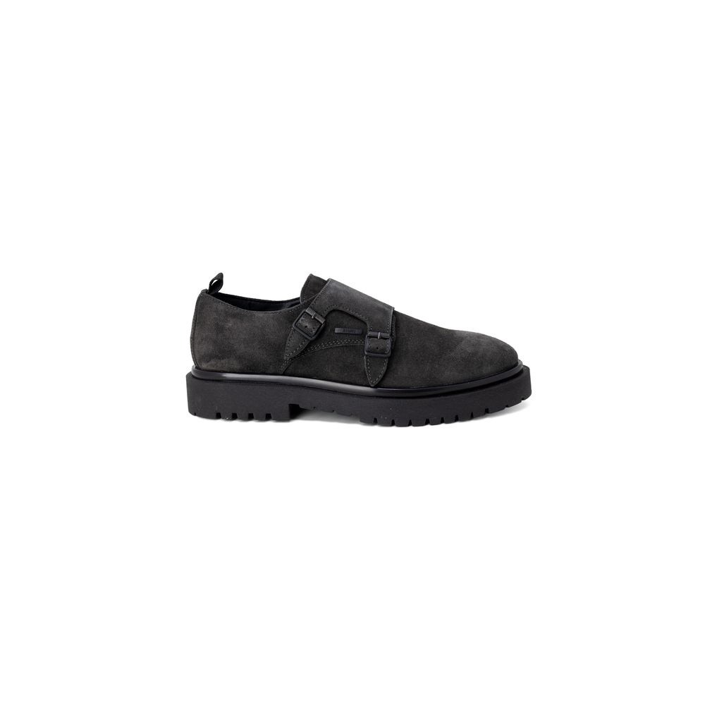 Antony Morato Black Leather Flat Boots Antony Morato