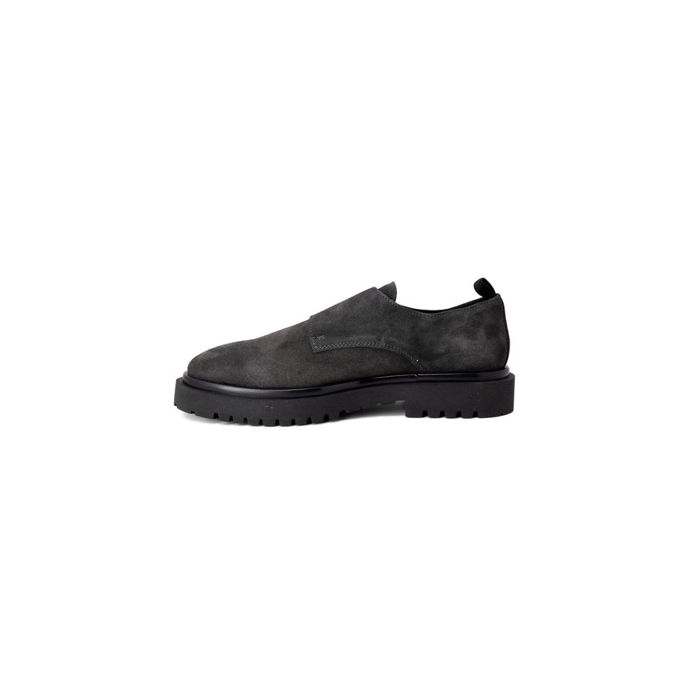 Antony Morato Black Leather Flat Boots Antony Morato