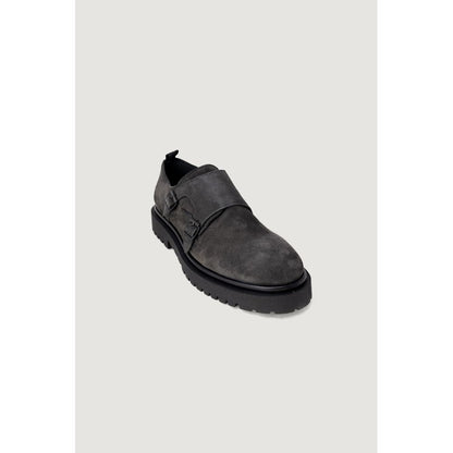Antony Morato Black Leather Flat Boots Antony Morato
