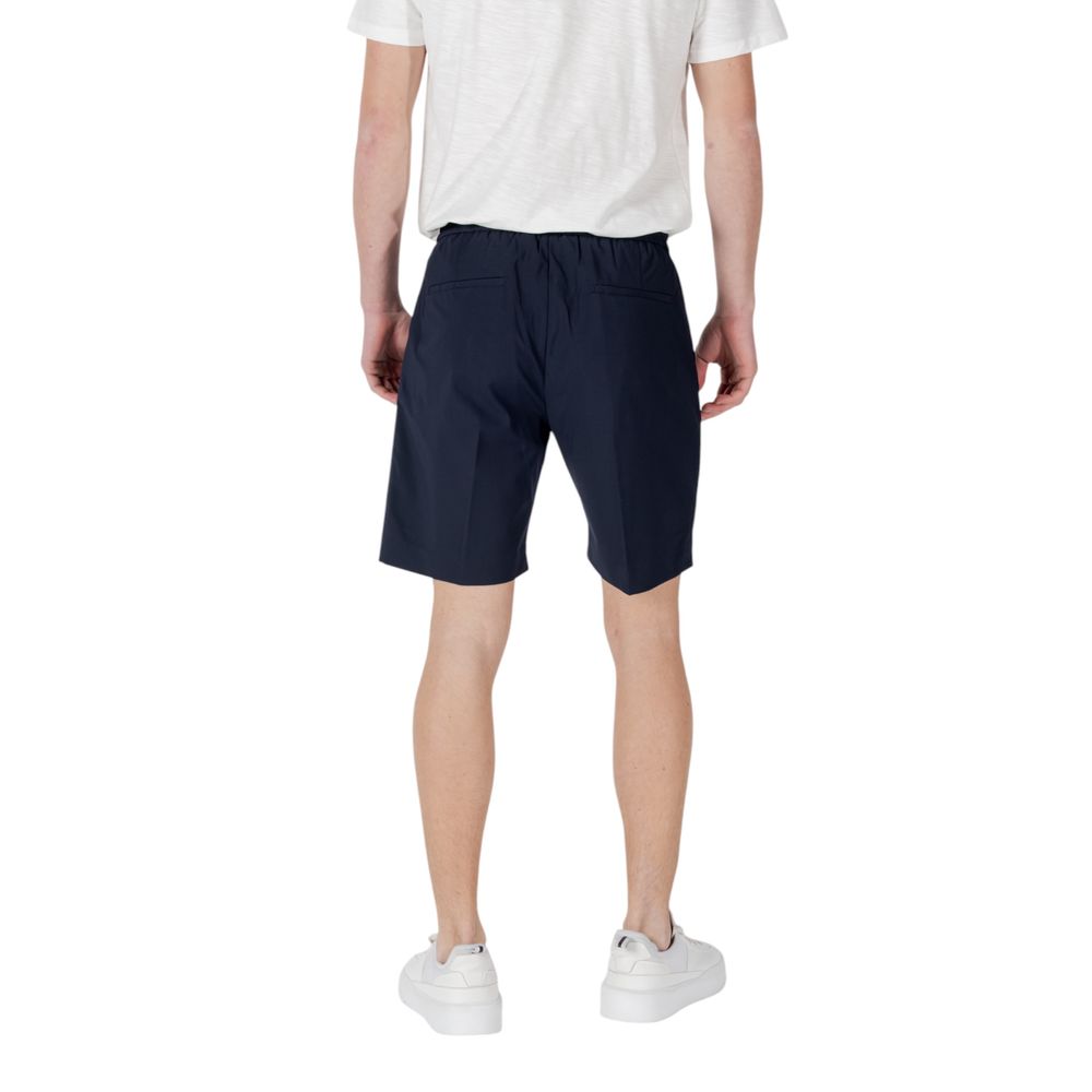 Antony Morato Blue Polyester Bermuda Shorts