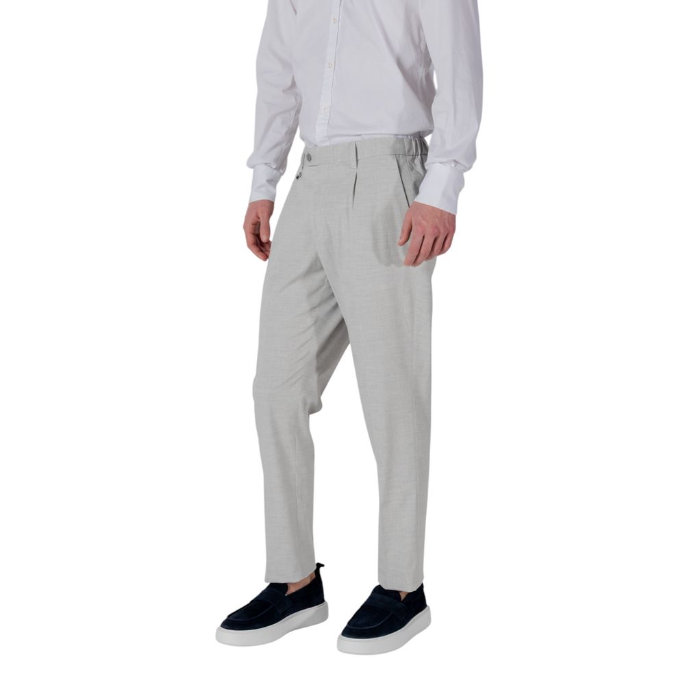 Antony Morato Gray Polyester Dress Pants