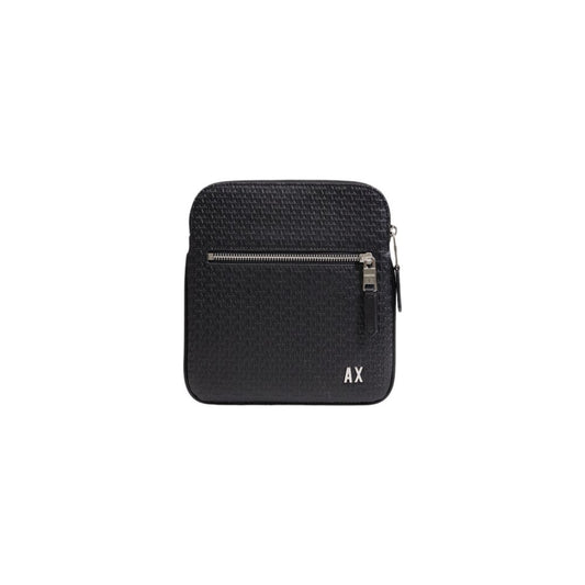 Armani Exchange Black Polyester Messenger Bag Armani Exchange