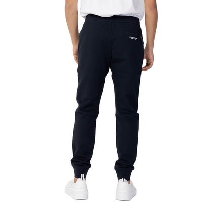 Armani Exchange Blue Cotton Joggers (Workout Pants) Armani Exchange