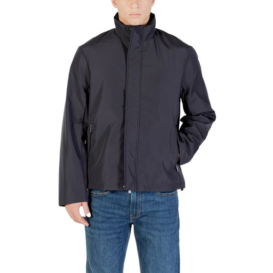 Armani Exchange Blue Polyester Full-Length Jacket 1728,71956299936,Armani Exchange,Blue,Clothing,Full-Length Jackets - Jackets & Coats - Clothing,IT44 | S,IT46 | M,IT48 | L,Jackets & Coats - Clothing,Men,New with tags