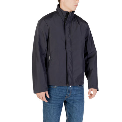 Armani Exchange Blue Polyester Full-Length Jacket 1728,71956299936,Armani Exchange,Blue,Clothing,Full-Length Jackets - Jackets & Coats - Clothing,IT44 | S,IT46 | M,IT48 | L,Jackets & Coats - Clothing,Men,New with tags