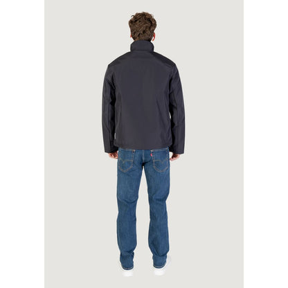 Armani Exchange Blue Polyester Full-Length Jacket 1728,71956299936,Armani Exchange,Blue,Clothing,Full-Length Jackets - Jackets & Coats - Clothing,IT44 | S,IT46 | M,IT48 | L,Jackets & Coats - Clothing,Men,New with tags