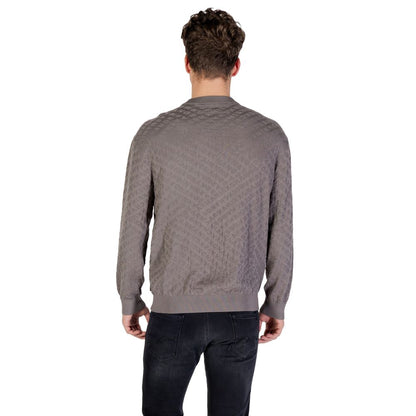 Armani Exchange Gray Polyamide Sweatshirt 1728,71956299936,Armani Exchange,Clothing,Gray,IT44 | S,Men,New with tags,Sweaters - Clothing,Sweatshirts - Sweaters - Clothing