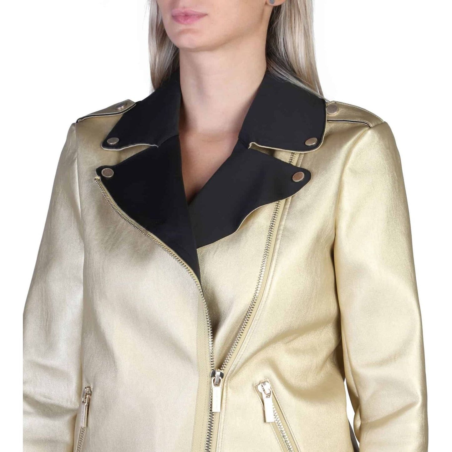 Armani Exchange Jackets 6ZYB53_YNFTZ_1642,All Year,allout,Armani Exchange,Category-Clothing,Clothing,Gender-Women,Gold,Jackets,Jackets & Coats - Women - Clothing,Polyester,Subcategory-JacketsandCoats,Women,Women > Clothing > Jackets,women >Bags,women>acce
