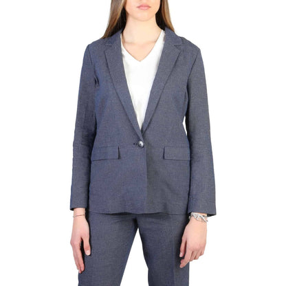 Armani Jeans Formal jacket 3Y5G42_5NYLZ_2539,Armani Jeans,Blue,Category-Clothing,Clothing,Cotton,Formal jacket,Gender-Women,Jackets & Coats - Women - Clothing,navy,Spring/Summer,Subcategory-JacketsandCoats,Subcategory-SuitsandBlazers,Suits & Blazers - Wom