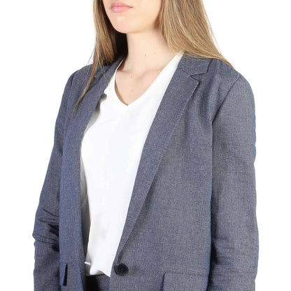 Armani Jeans Formal jacket 3Y5G42_5NYLZ_2539,Armani Jeans,Blue,Category-Clothing,Clothing,Cotton,Formal jacket,Gender-Women,Jackets & Coats - Women - Clothing,navy,Spring/Summer,Subcategory-JacketsandCoats,Subcategory-SuitsandBlazers,Suits & Blazers - Wom