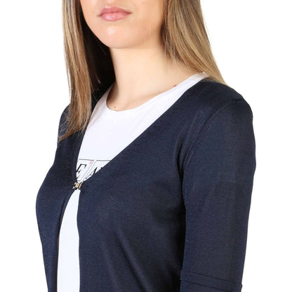 Armani Jeans Sweaters 3Y5E2C_5M1XZ_155N,Armani Jeans,Blue,Cardigans - Women - Clothing,Category-Clothing,Clothing,Gender-Women,navy,Spring/Summer,Subcategory-Cardigans,Subcategory-Sweaters,Sweaters,Sweaters - Women - Clothing,Women,Women > Clothing > Knit