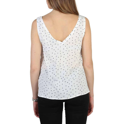 Armani Jeans Tops Armani Jeans,C5022_ZB_1,Category-Clothing,Clothing,Gender-Women,Spring/Summer,Subcategory-TopsandT-Shirts,Tops,Tops & T-Shirts - Women - Clothing,Viscose,White,Women,women >Bags,women>accessorries