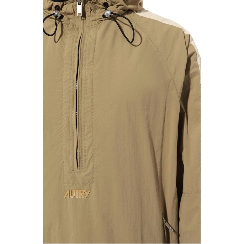 Autry Beige Nylon Shell Jacket 1728,75611013280,Autry,Beige,Clothing,Jackets & Coats - Clothing,L,Men,New with tags,Shell Jackets - Jackets & Coats - Clothing,XL