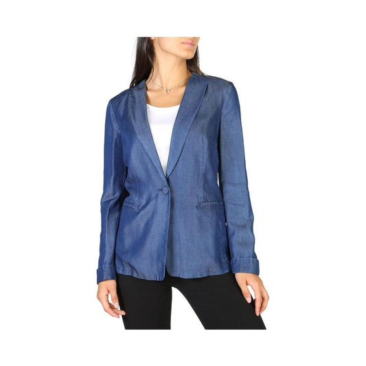 Emporio Armani Blue  Jackets & Coat blue-jackets-coat-1