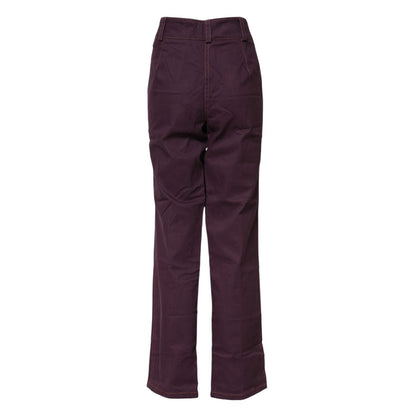 BENCIVENGA Purple High Waisted Tapered Pants BENCIVENGA
