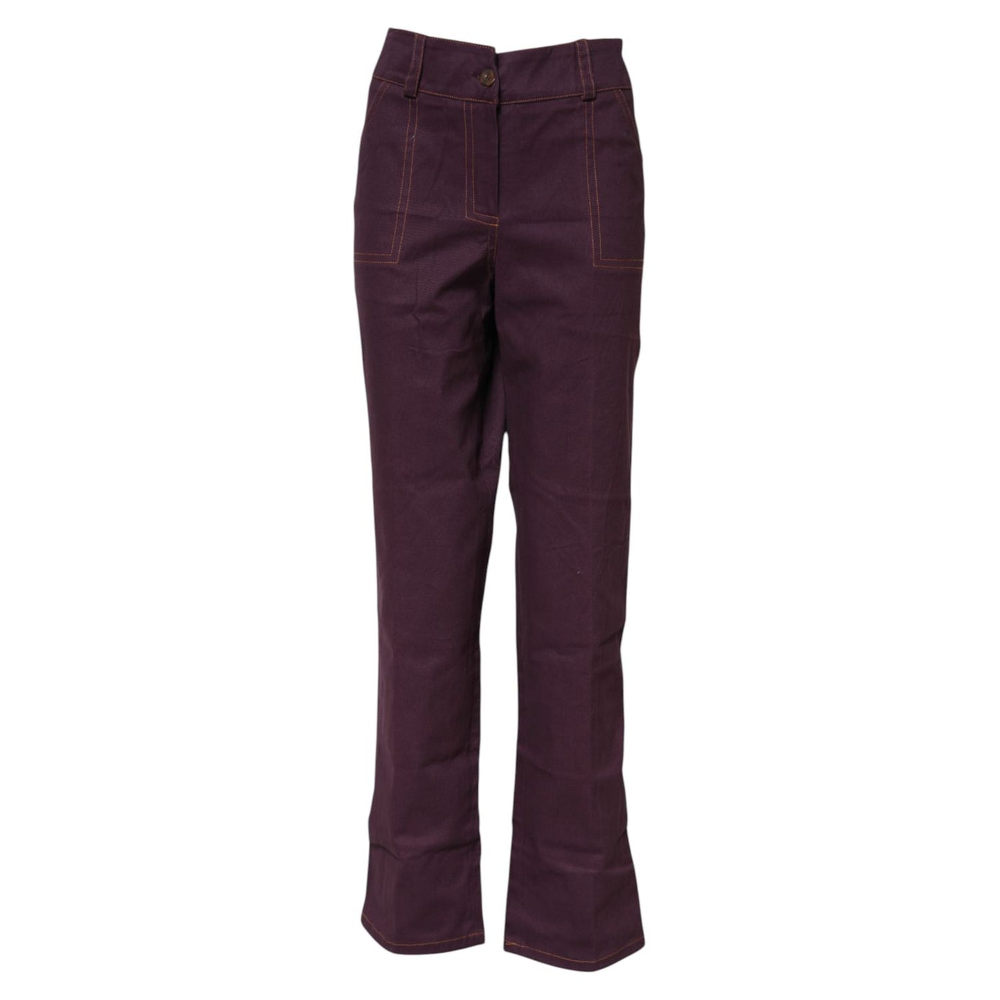 BENCIVENGA Purple High Waisted Tapered Pants BENCIVENGA
