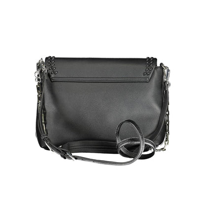 BYBLOS Black Polyurethane Women's Shoulder Bag