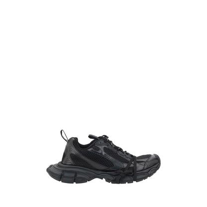 Balenciaga Black Rubber Athletic Sneakers