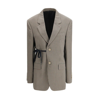 Balenciaga Multicolor Lyocell Coat 1728,72470364320,Balenciaga,Clothing,Coats - Jackets & Coats - Clothing,IT38 | S,Jackets & Coats - Clothing,Multicolor,New with tags,Women