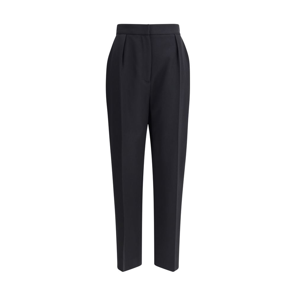 Balmain Black Wool Dress Pants Balmain