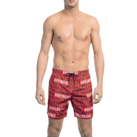 Bikkembergs Multicolor Polyester Swim Shorts