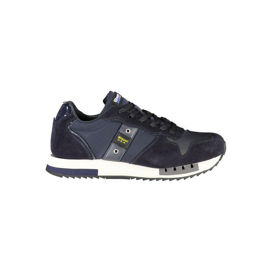 Blauer Blue Polyester Sneaker 1728,67465543840,Athletic - Sneakers - Shoes,Blauer,Blue,Clothing,EU45/US12,Men,Men - Shoes,New with tags,Shoes,Sneakers - Men - Shoes,Sneakers - Shoes,Sport Shoes (athletic shoes) - Sportswear - Clothing,Sportswear - Clothin