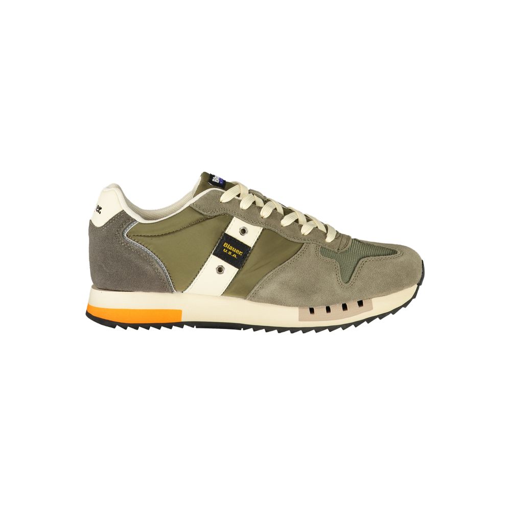 Blauer Verde Poliuretano Uomo Sneaker