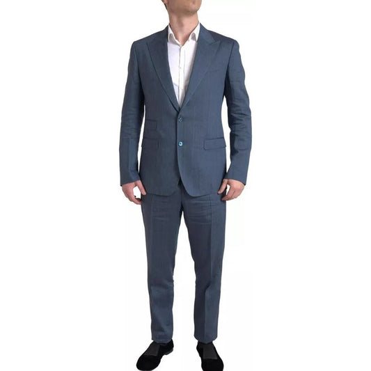 Blue 2 Piece Single Breasted NAPOLI Suit
