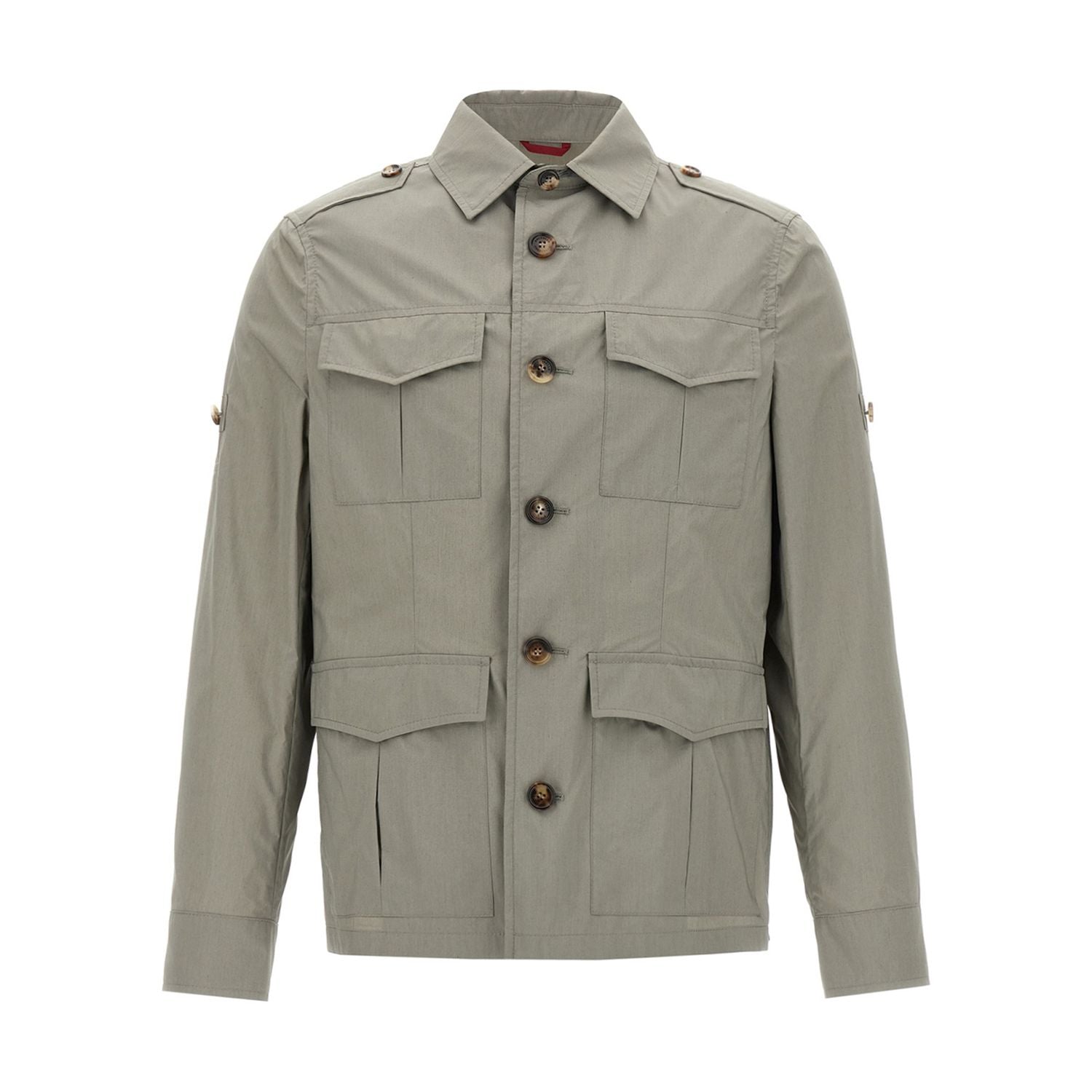 Brunello Cucinelli Bicolor Cotton Shell Jacket