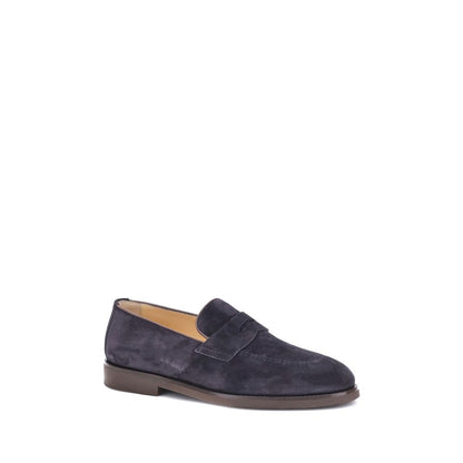 Brunello Cucinelli Blue Rubber Slip-On Loafers Brunello Cucinelli