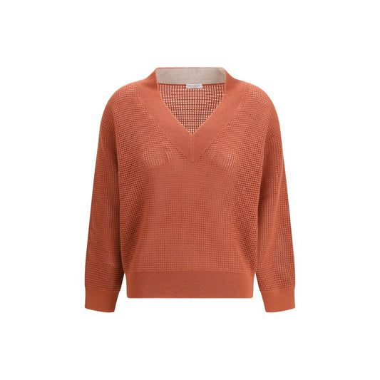 Brunello Cucinelli Multicolor Cashmere Sweater1728,72470364320,Brunello Cucinelli,Cashmere - Sweaters - Clothing,Clothing,L,M,Multicolor,New with tags,Sweaters - Clothing,Women