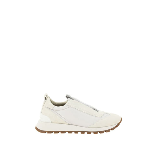 Brunello Cucinelli White Rubber Low Top Sneakers Brunello Cucinelli