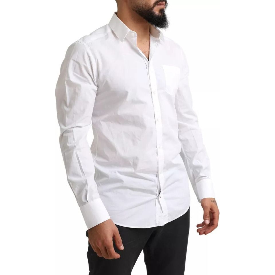 White GOLD Formal Cotton Tuxedo Dress Shirt