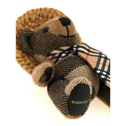 Burberry Beige Wool Keychain