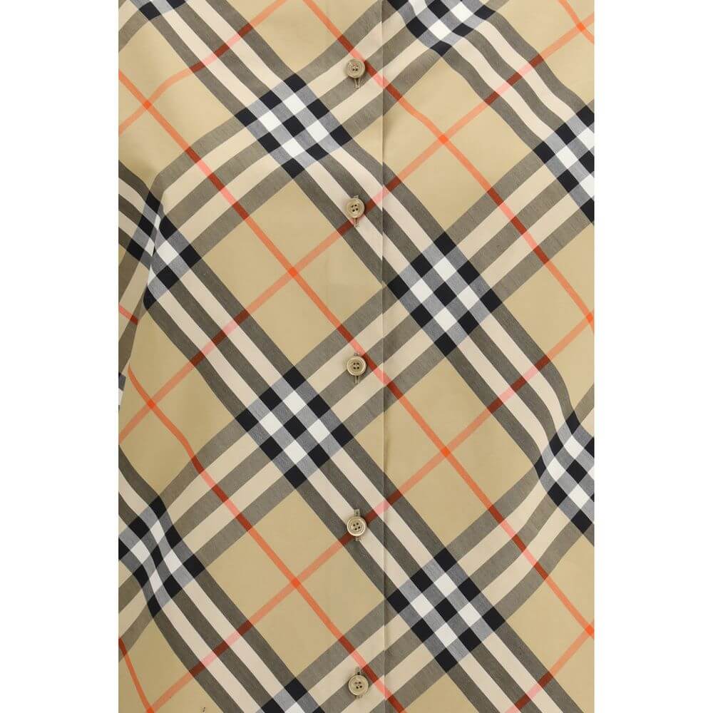 Burberry Multicolor Cotton Pattern Shirt