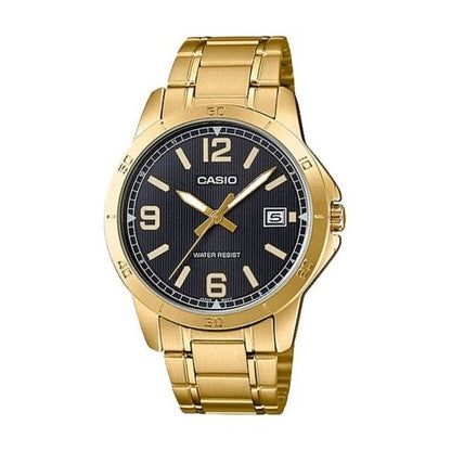 CASIO COLLECTION Mod. CASUAL DATE GOLD - BLACK WATCHES
