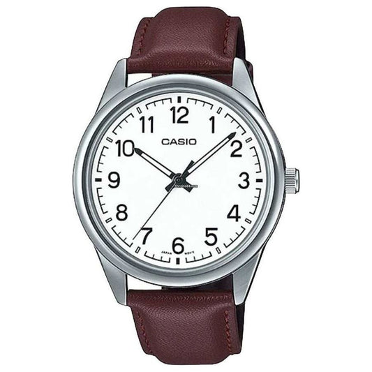 CASIO COLLECTION Mod. CASUAL. LEATHER - WHITE WATCHES