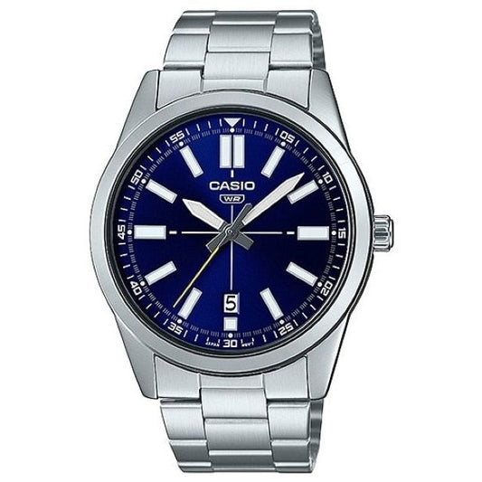 CASIO COLLECTION Mod. DATE - BLUE Gent,READY STOCKED WATCHES,Wristwatch