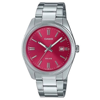 CASIO COLLECTION Mod. DATE - CHERRY RED WATCHES