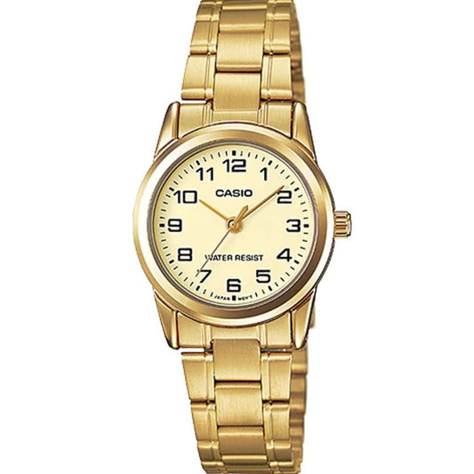 CASIO COLLECTION Mod. LADY 3H. GOLD - CHAMPAGNE Lady,READY STOCKED WATCHES,Wristwatch