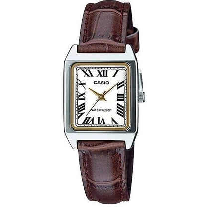 CASIO COLLECTION Mod. LADY TANK, ALLOY, LEATHER - WHITE