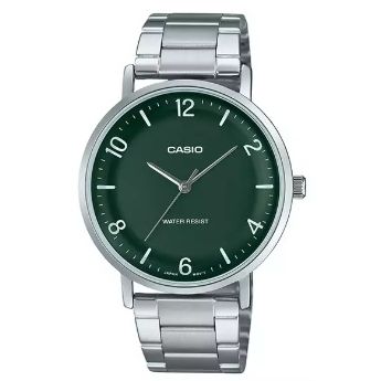 CASIO COLLECTION Mod. MINIMAL - GREEN Gent,READY STOCKED WATCHES,Wristwatch