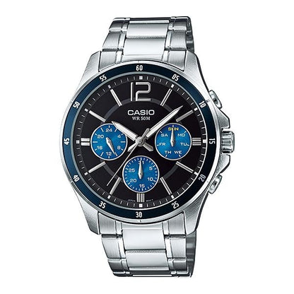 CASIO COLLECTION Mod. MULTIFUNCTION CALENDAR - BLACK & BLUE